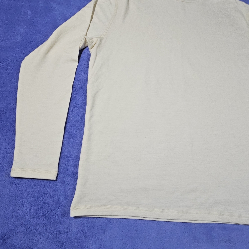 PETER MILLAR GOLF WOOL HOODIE SWEATER -M- IVORY WHITE -CROWN CRAFTED -STRETCH - Picture 7 of 15